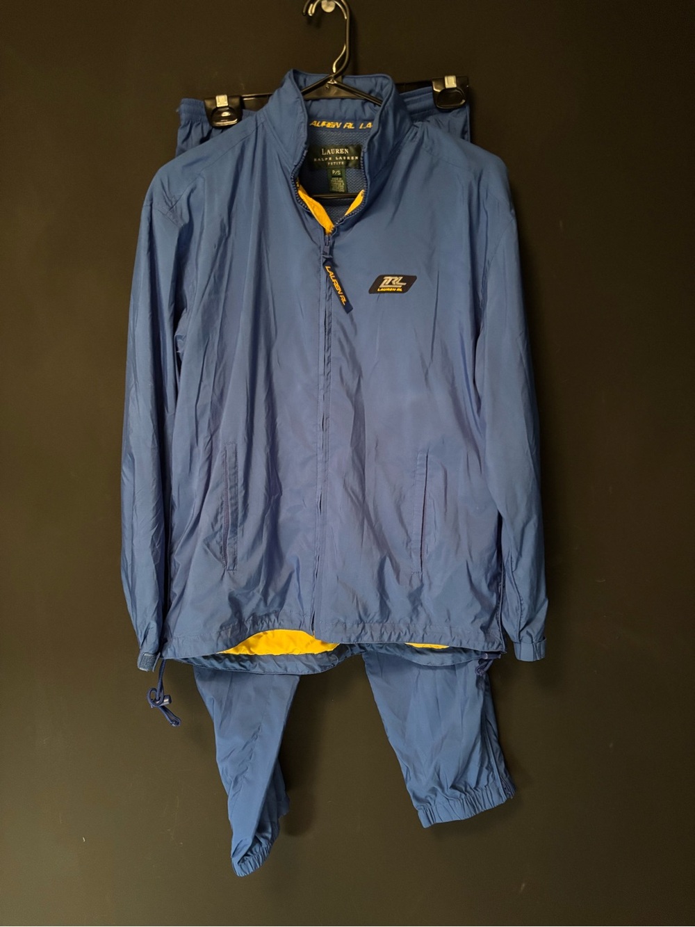 Vintage Lauren Ralph Lauren TRL Blue & Yellow Tracksuit Set-PS